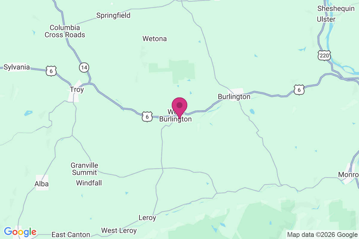 West Burlington map