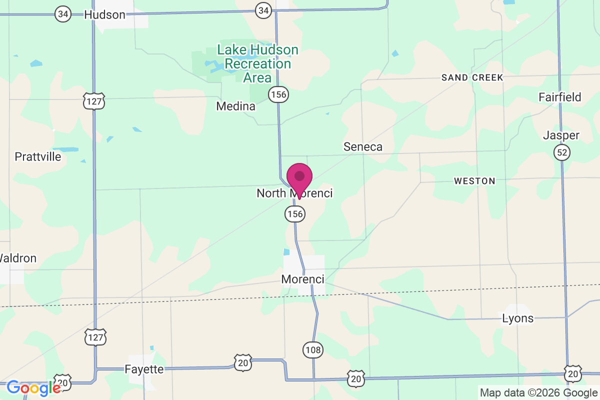 North Morenci map