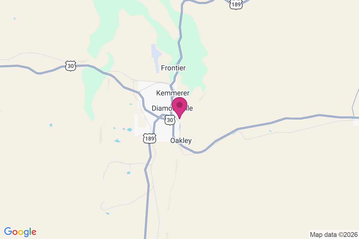 Diamondville map