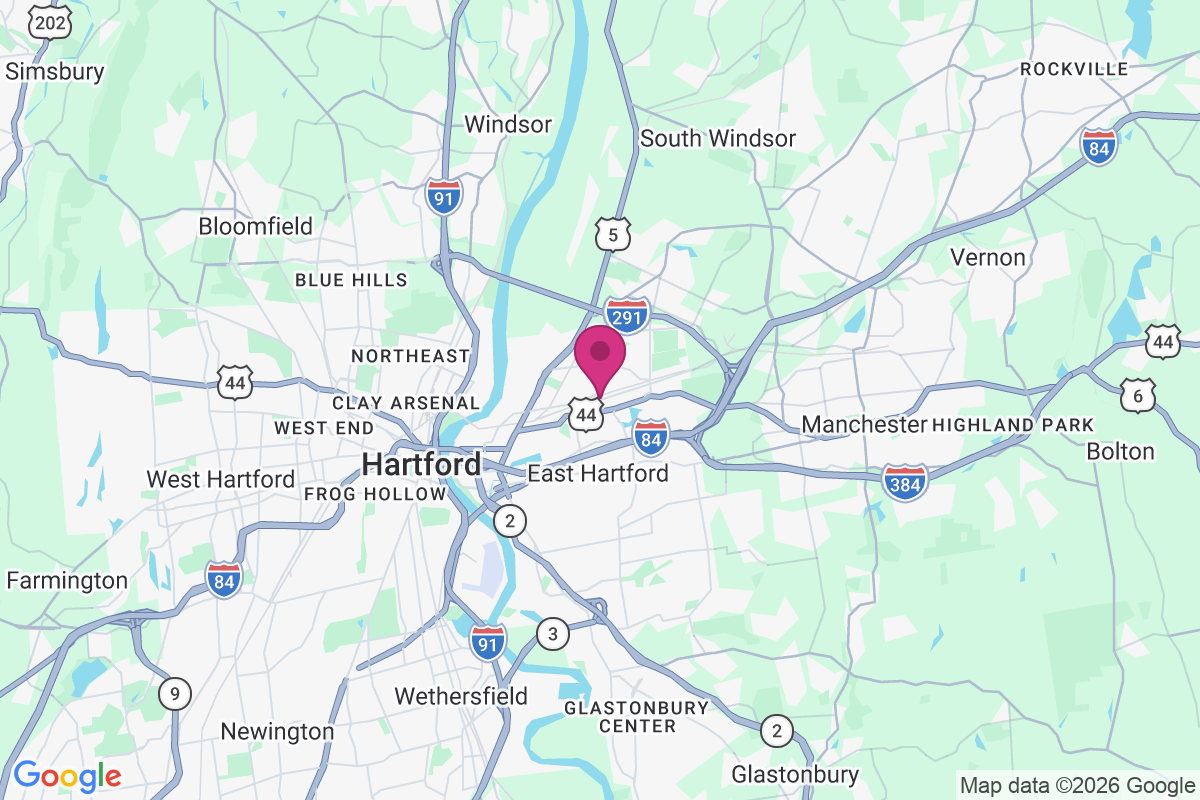 East Hartford map