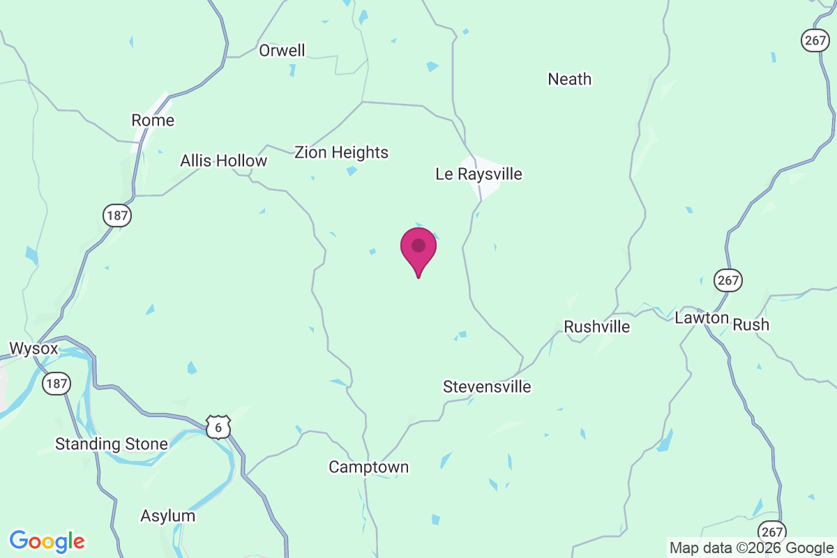 East Herrick map