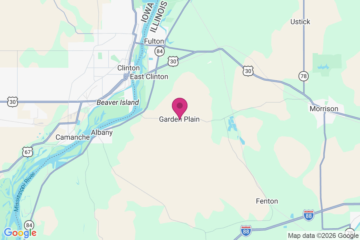 Garden Plain map