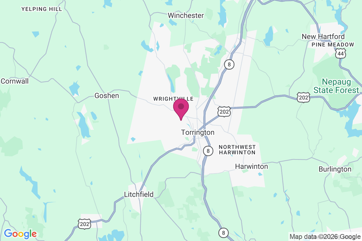West Torrington map