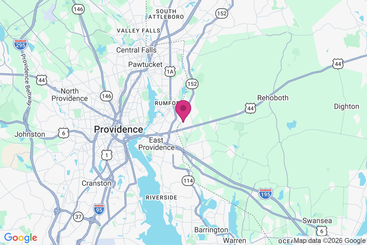 East Providence Center map