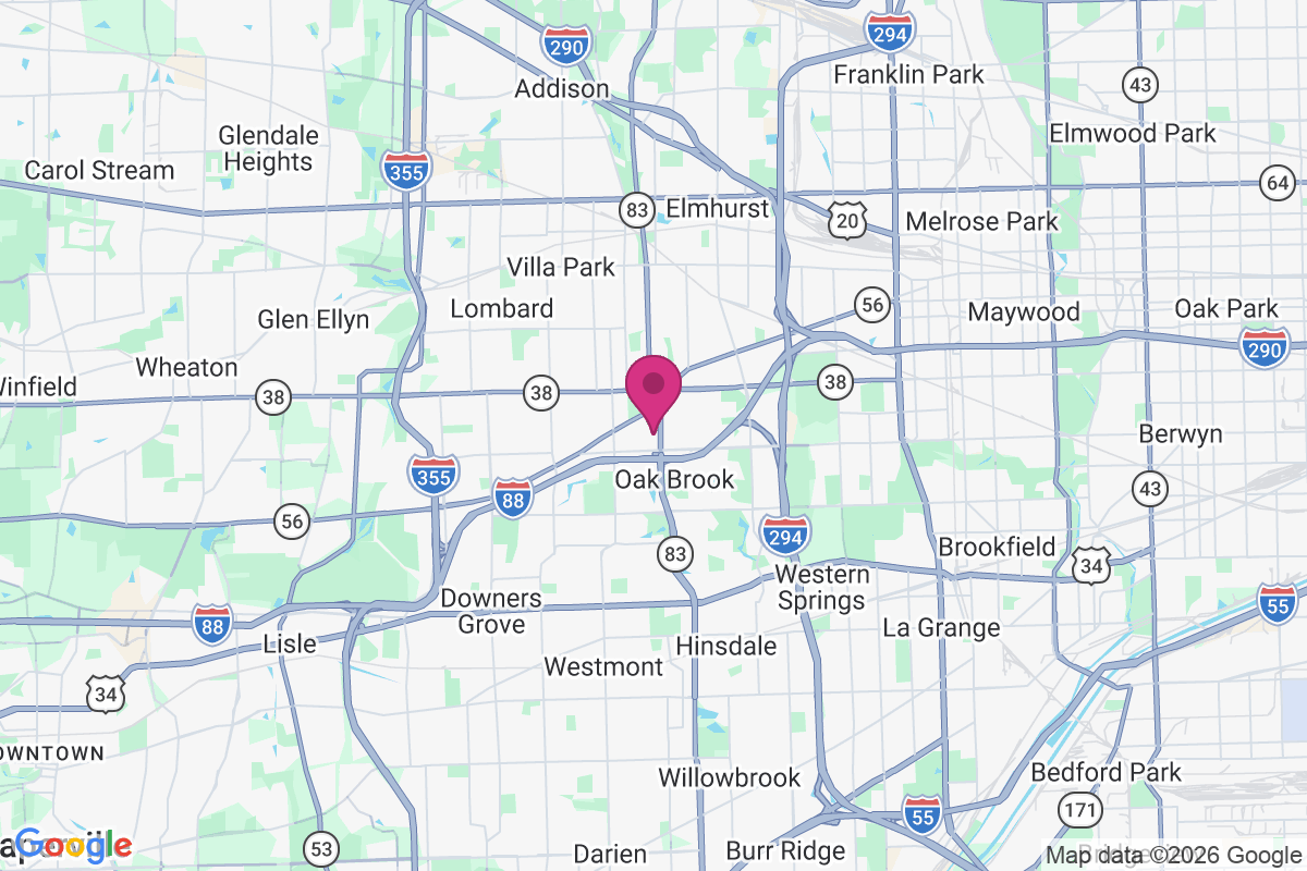 Oakbrook Terrace map