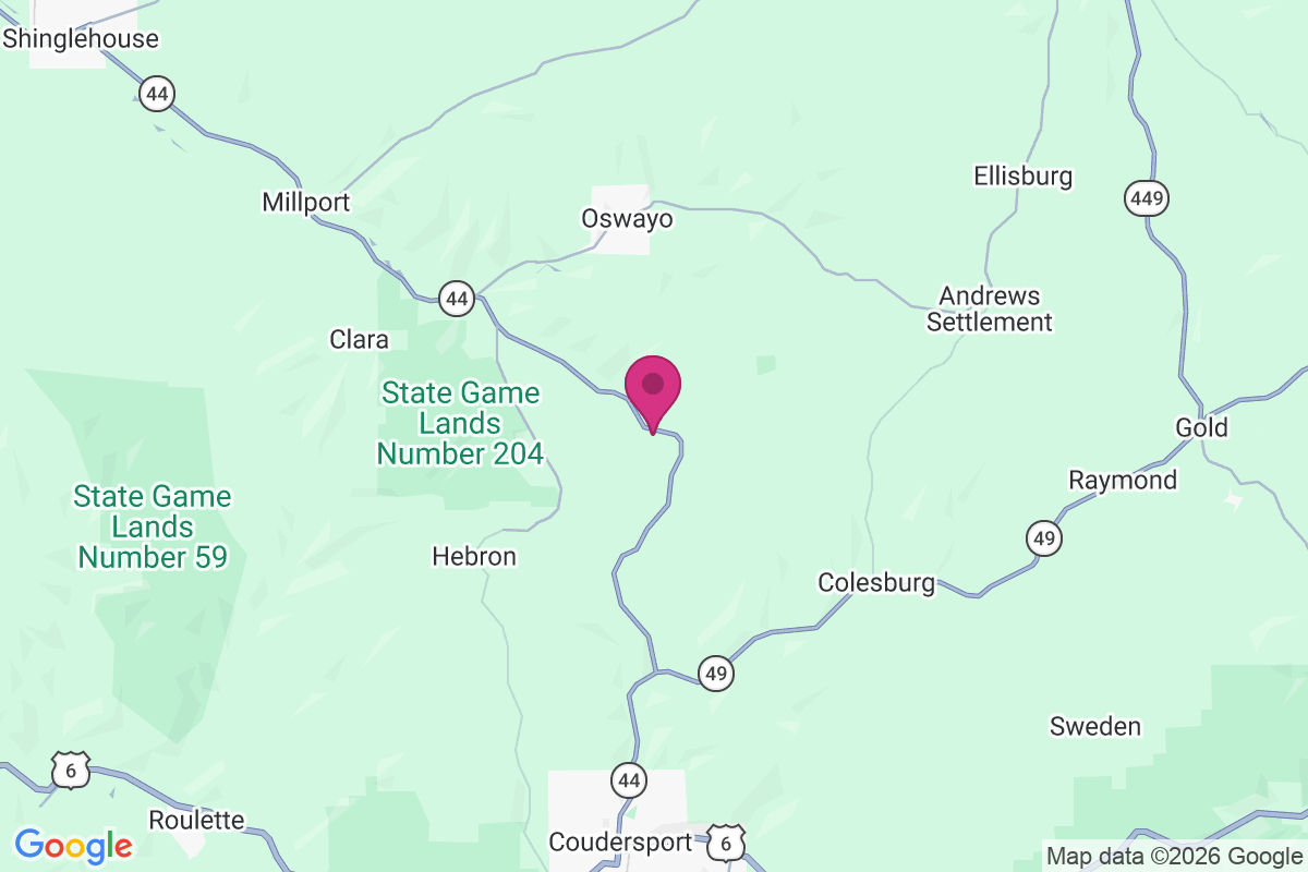Hebron Center map
