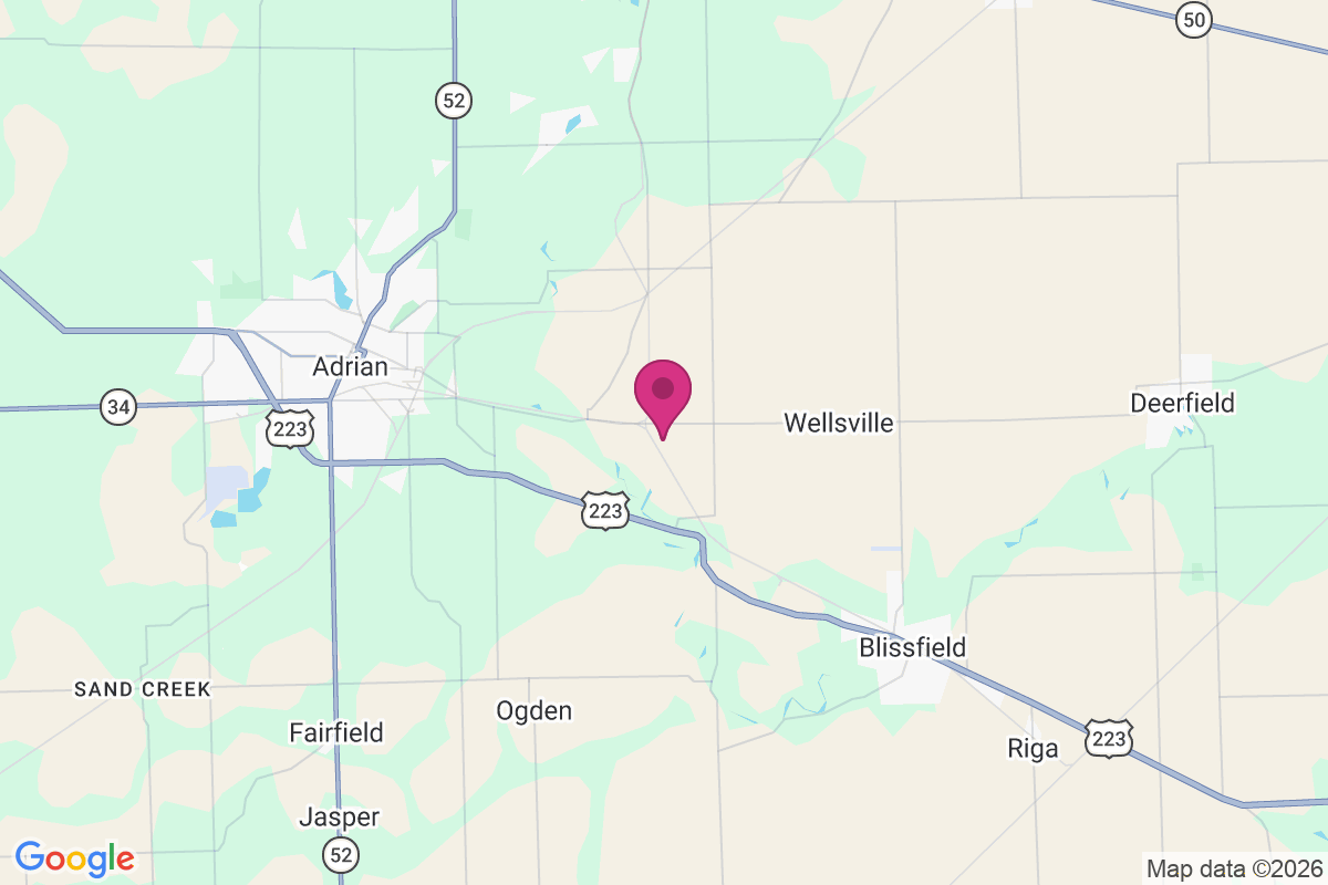 Lenawee Junction map