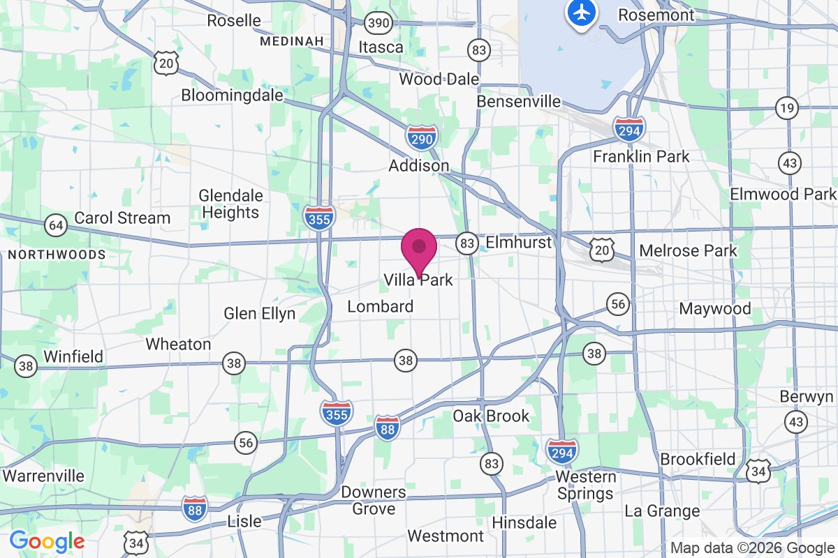 Villa Park map