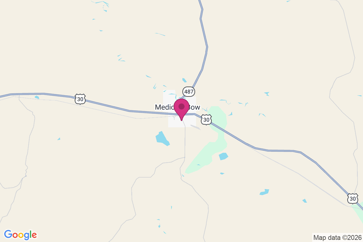 Medicine Bow map