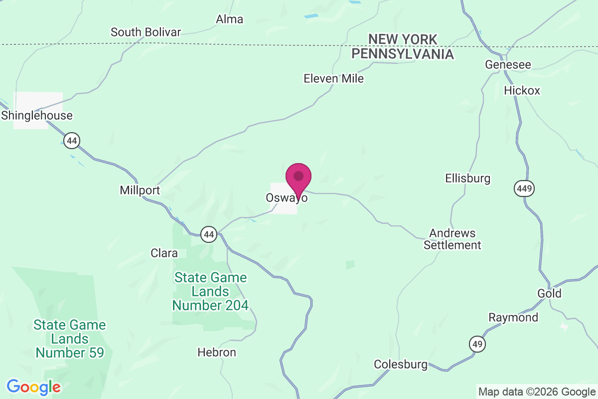 Oswayo map