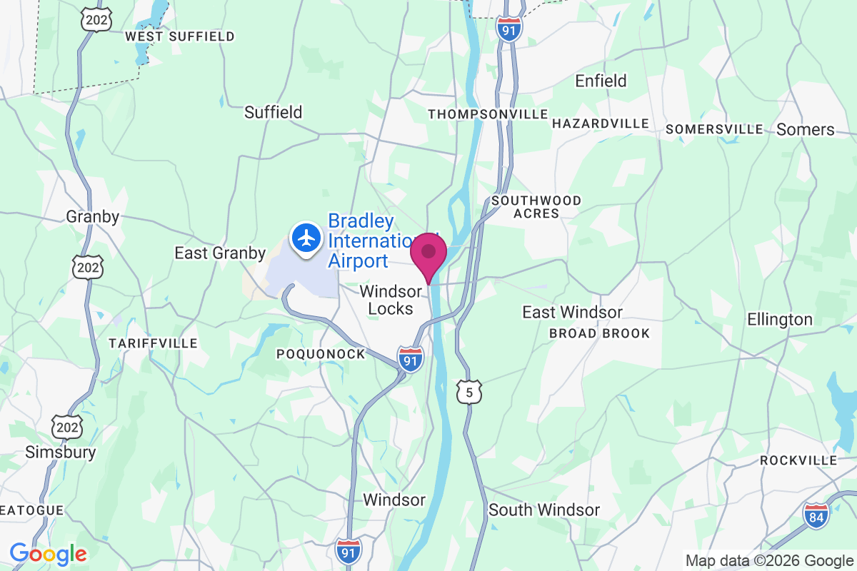Windsor Locks map