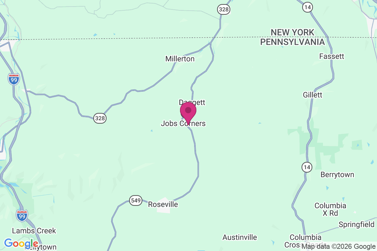 Jobs Corners map