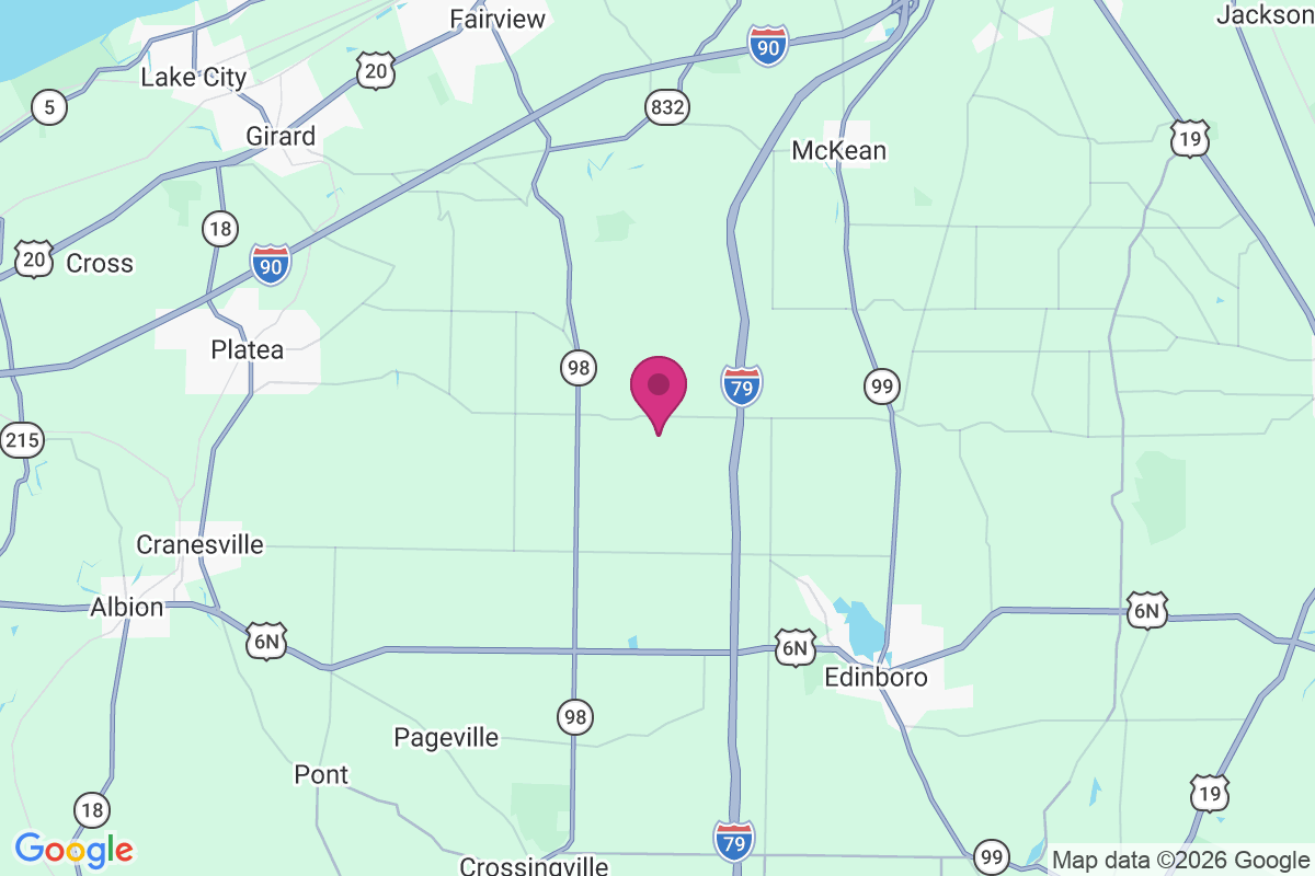Mishler Corners map