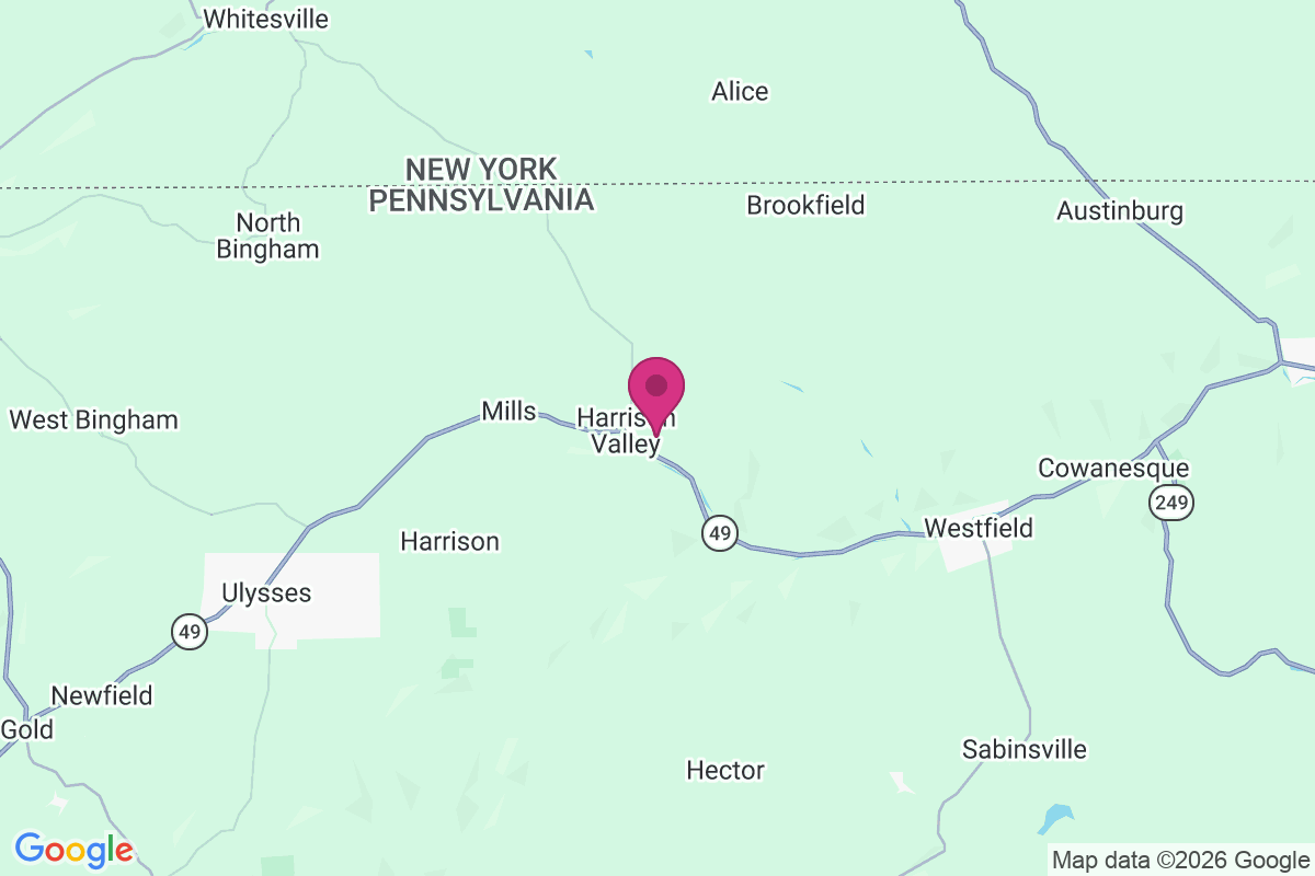 Harrison Valley map