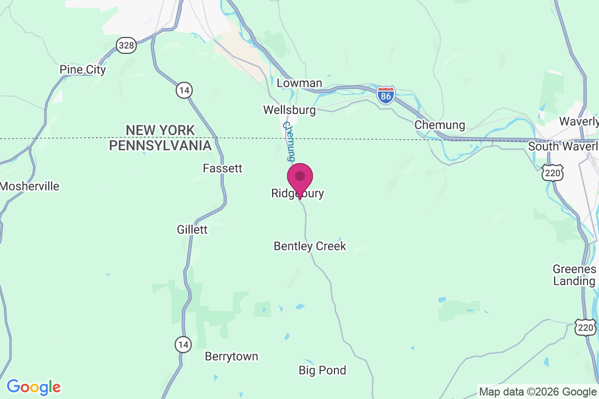 Ridgebury map