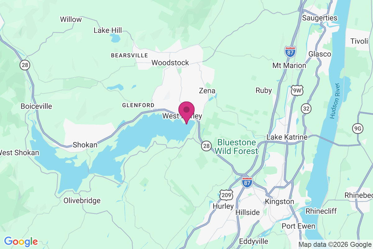 West Hurley map