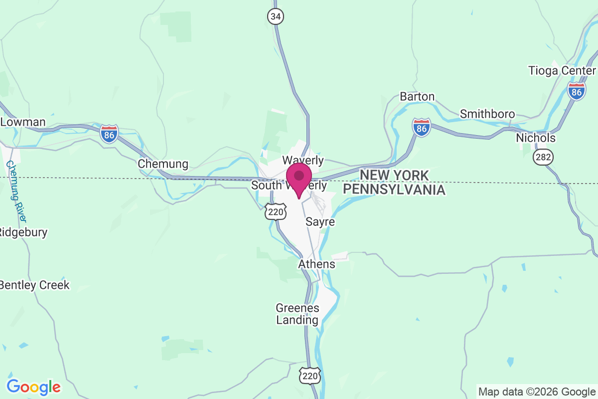 South Waverly map
