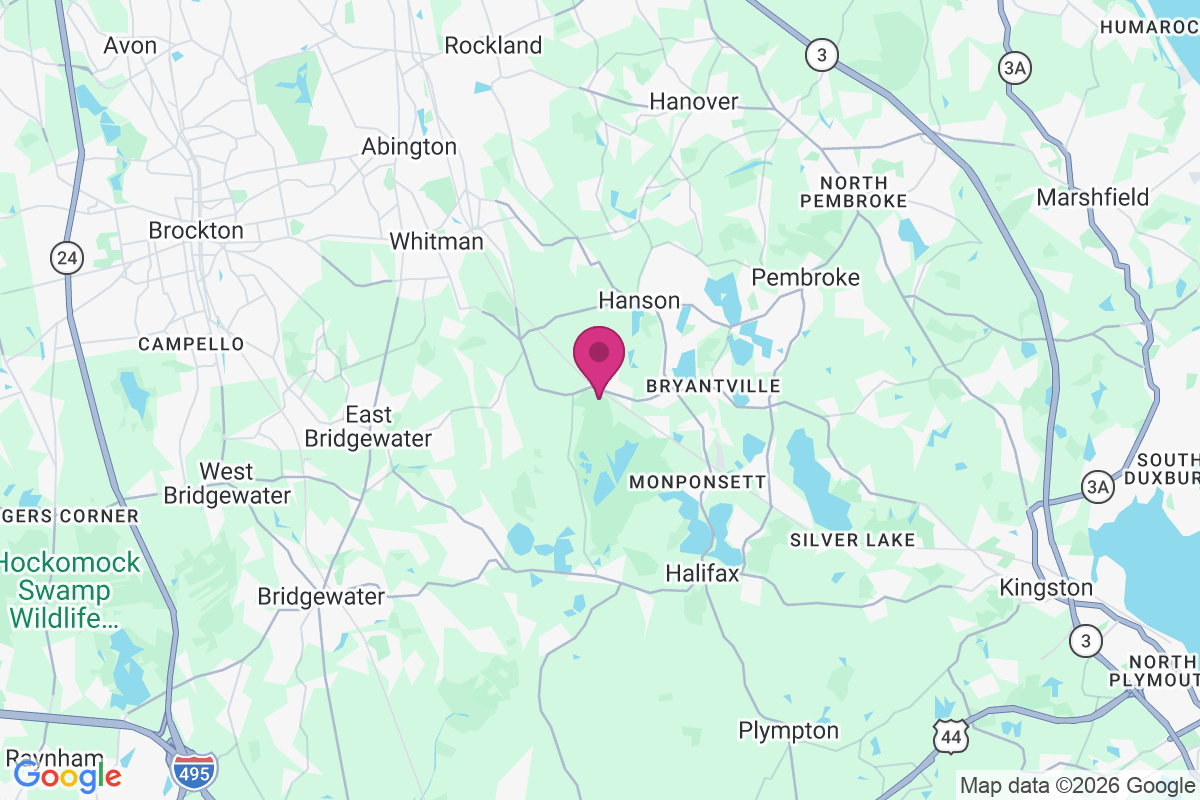 South Hanson map