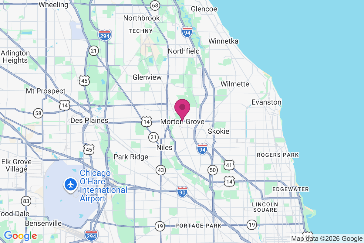 Morton Grove map