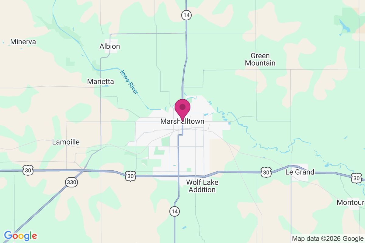 Marshalltown map