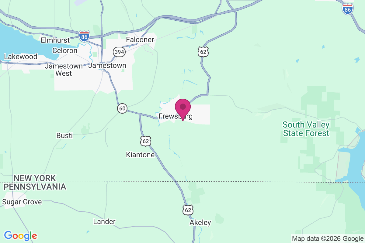 Frewsburg map