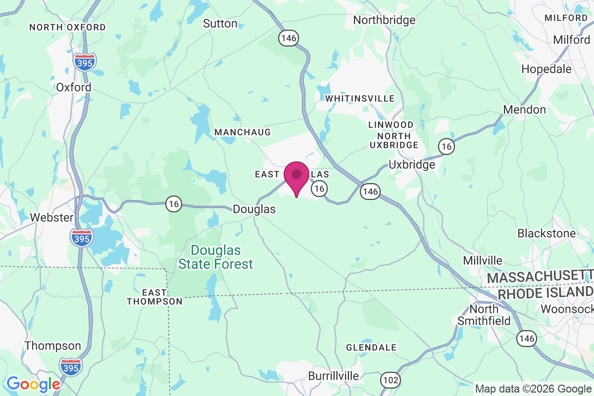 East Douglas Station map