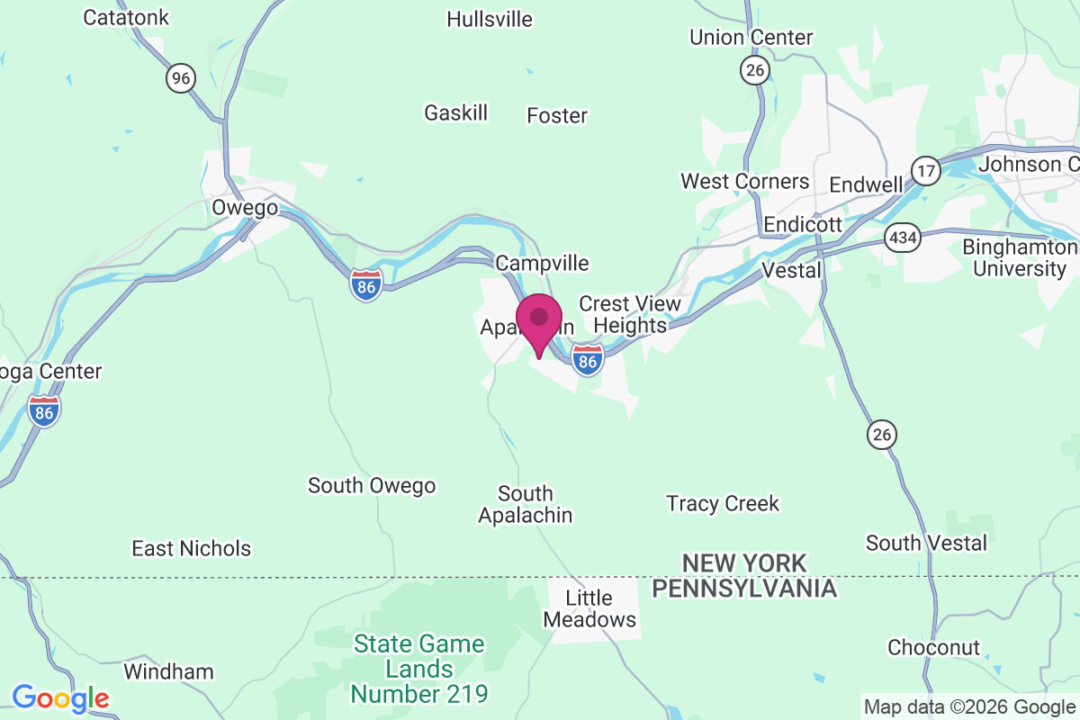 Apalachin map