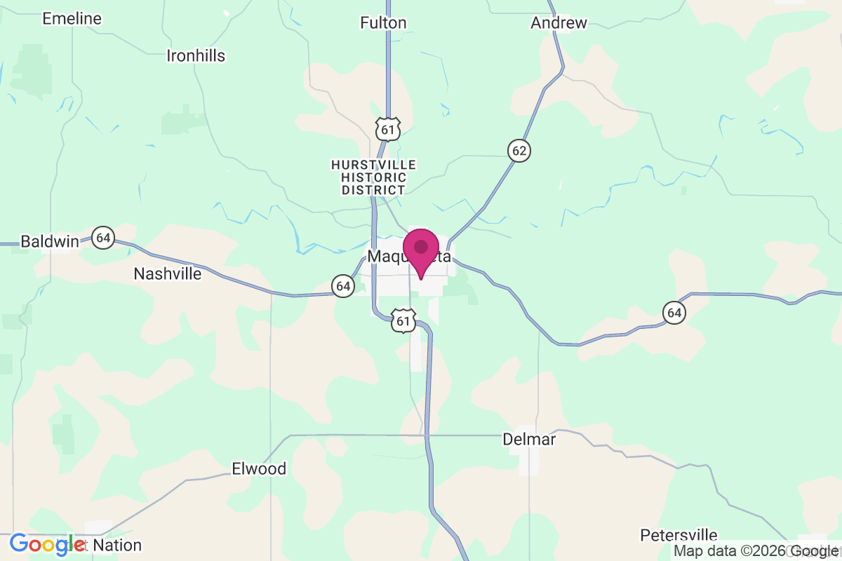 Maquoketa map