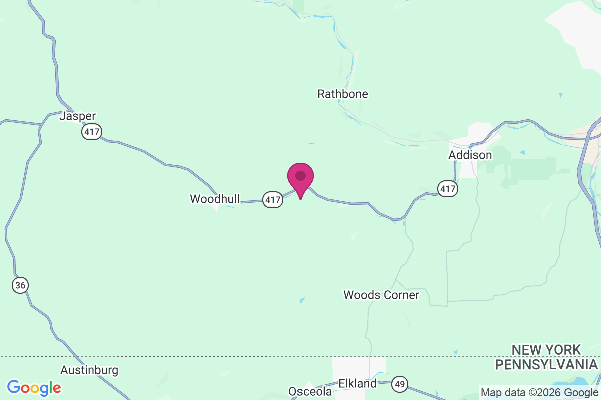 East Woodhull map