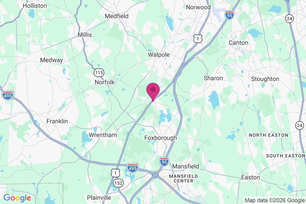 South Walpole map