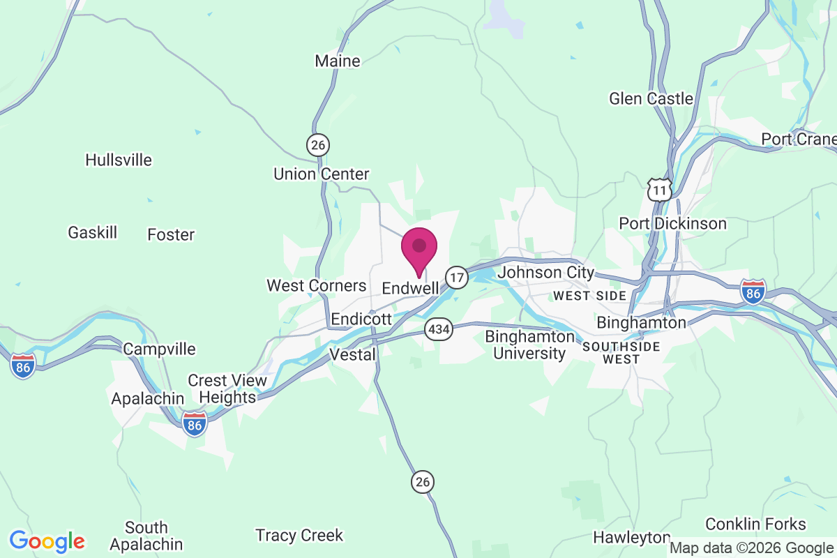 Endwell map