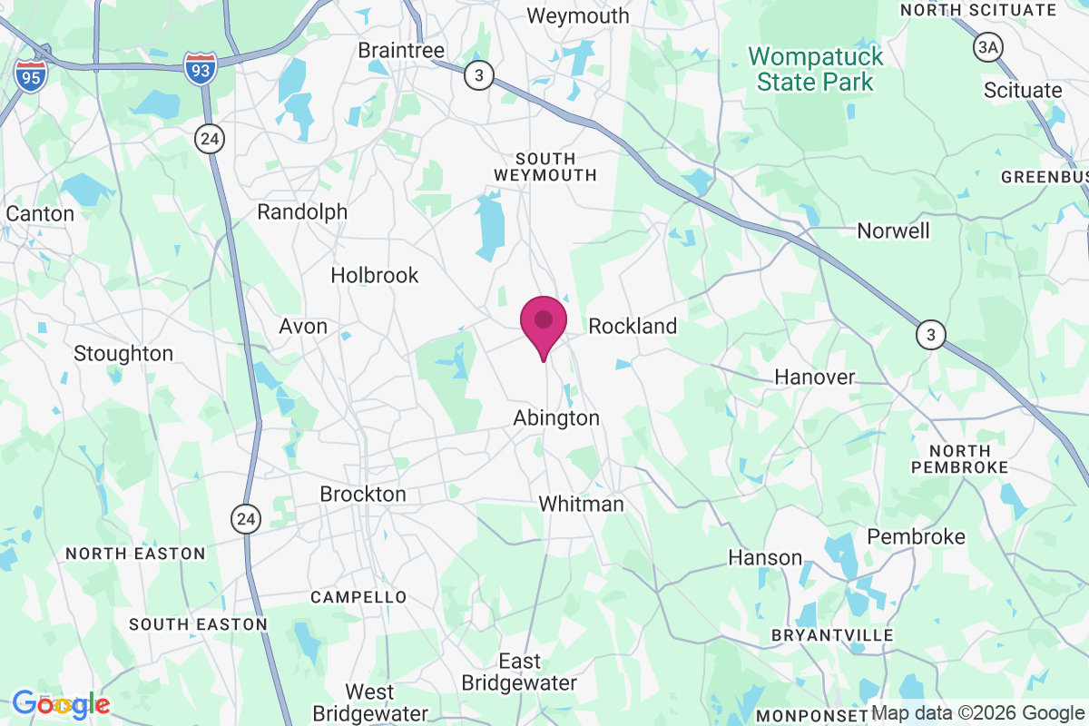 North Abington map