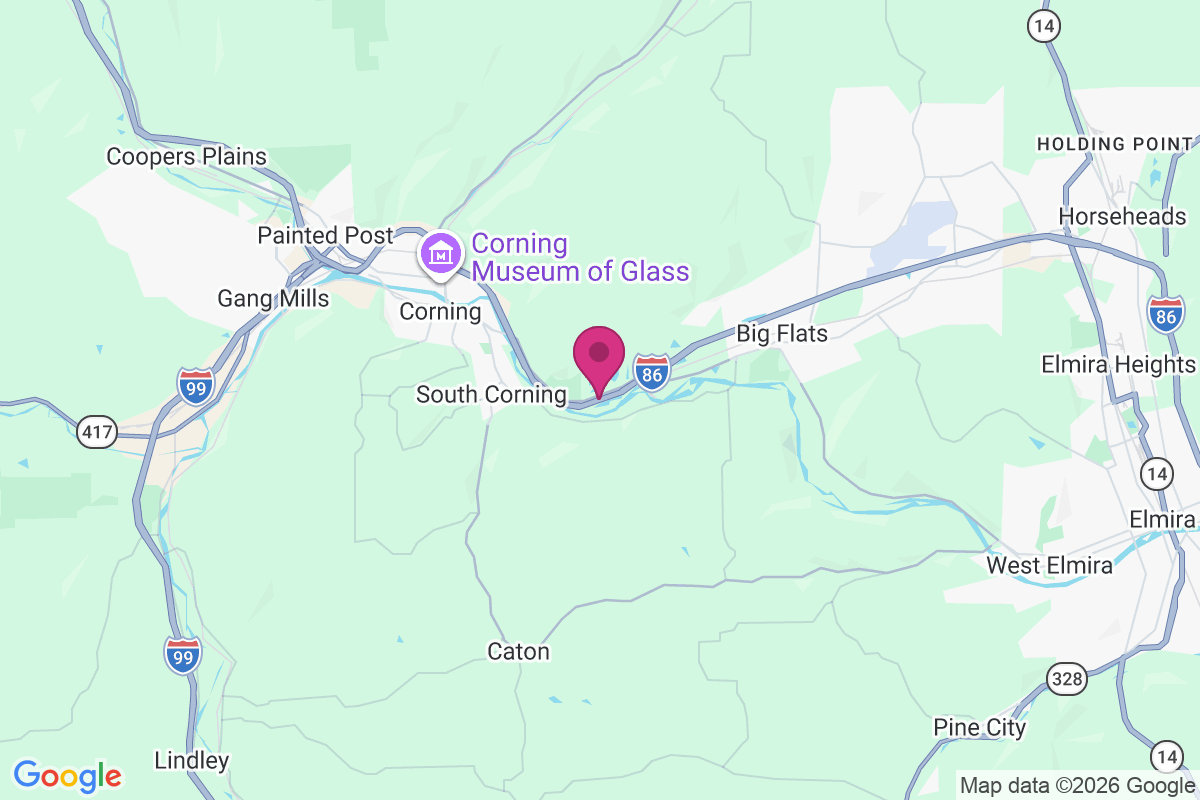 Corning Manor map