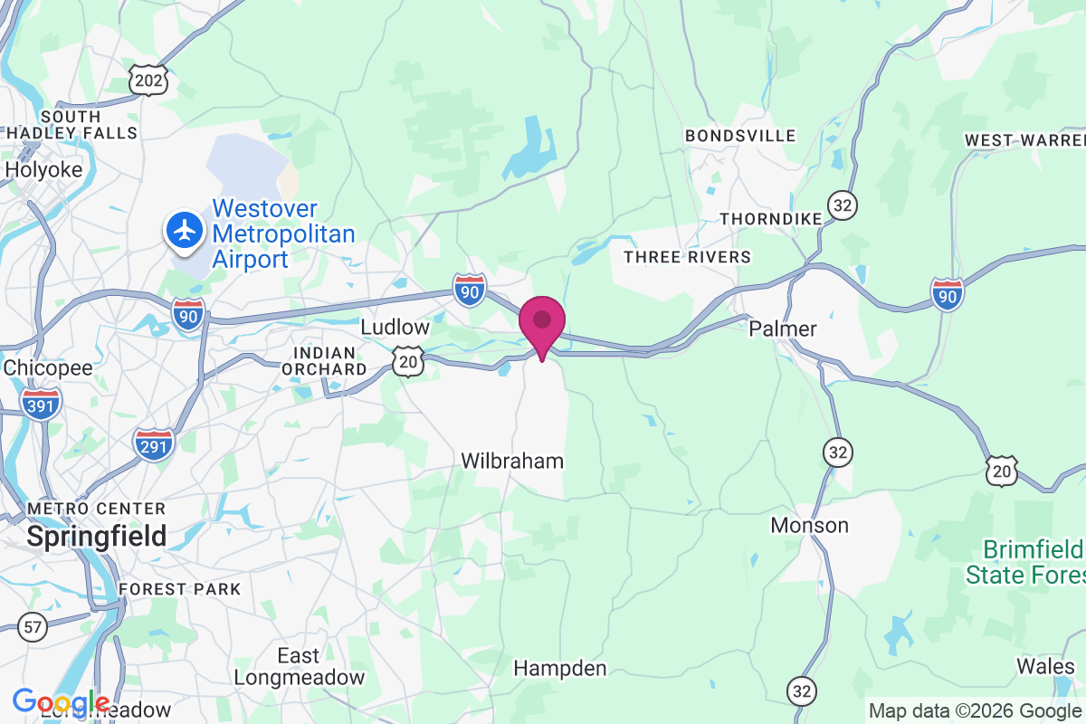 North Wilbraham map