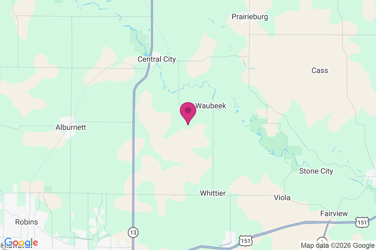 Jordans Grove map