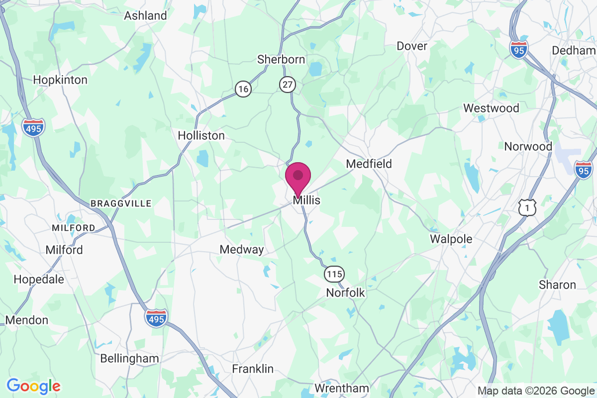 Millis map