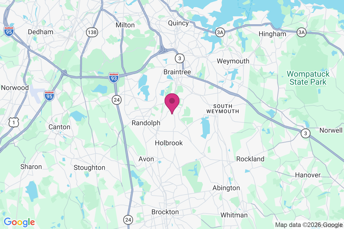 Braintree Highlands map