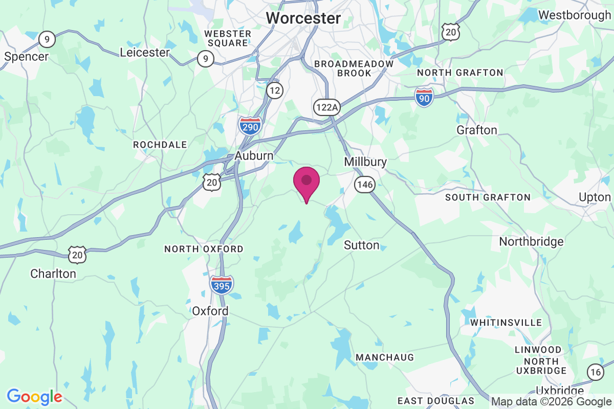West Millbury map
