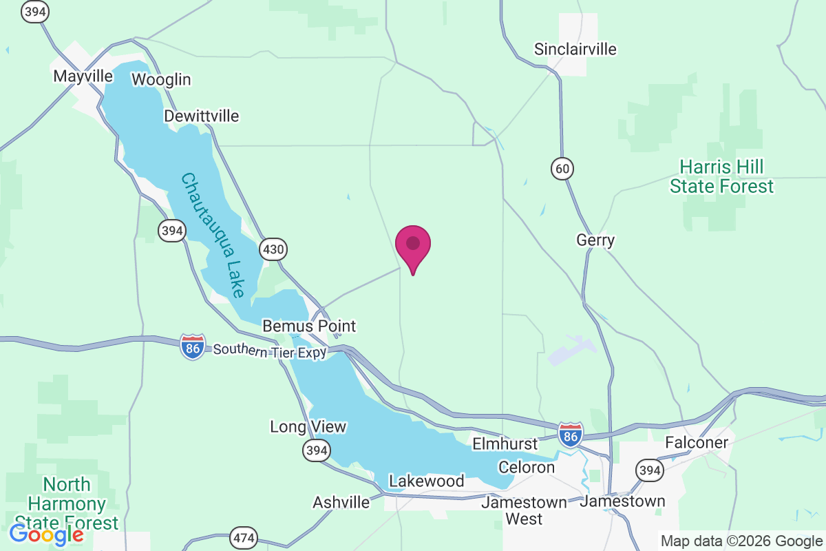 Ellery Center map