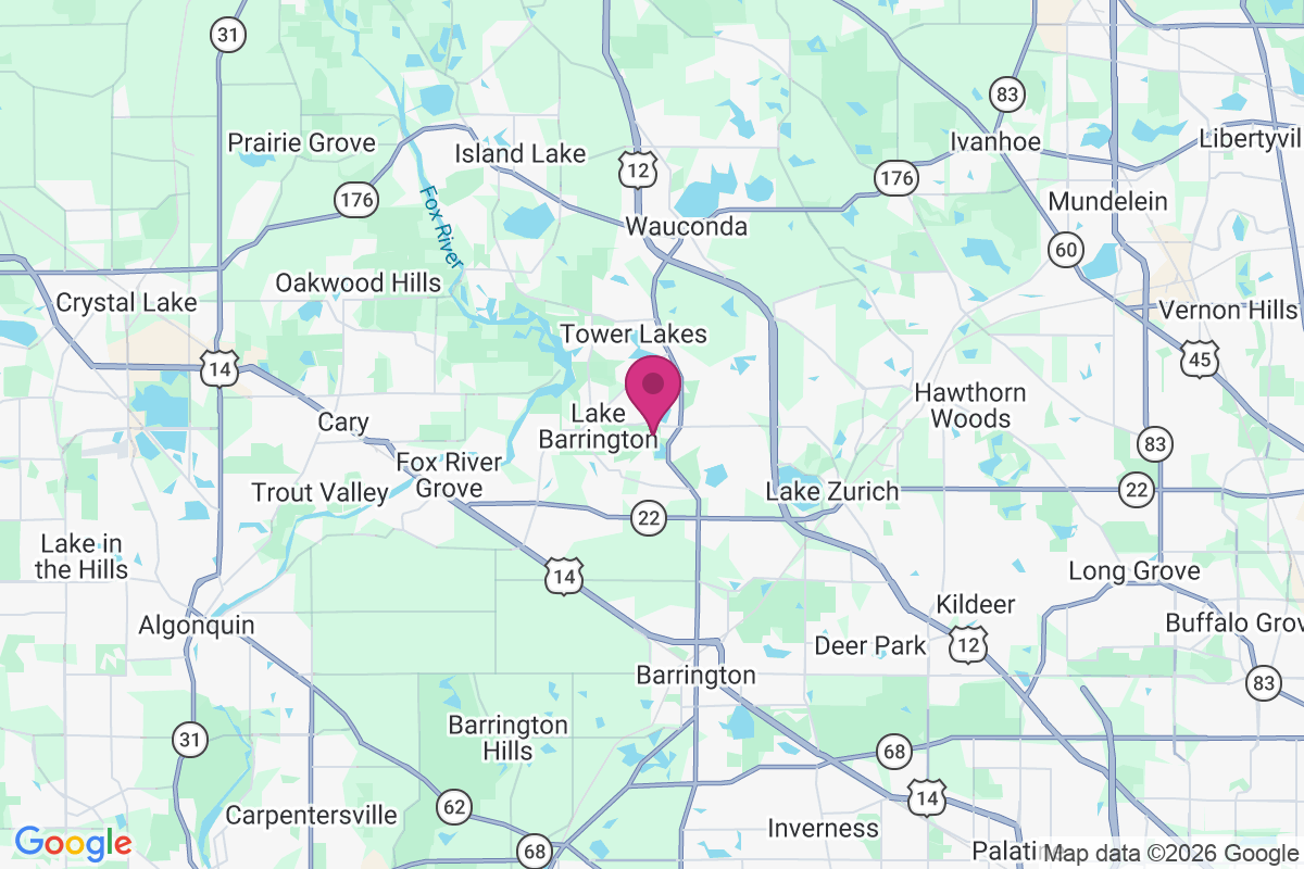 Lake Barrington map
