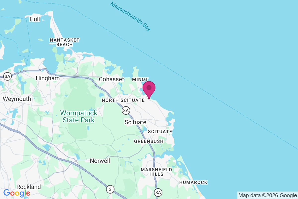 Mann Hill Beach map