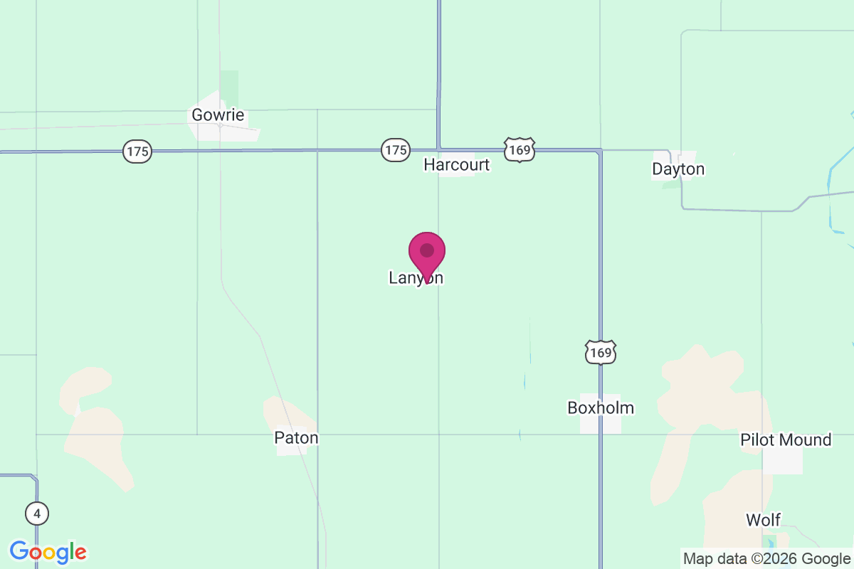 Lanyon map