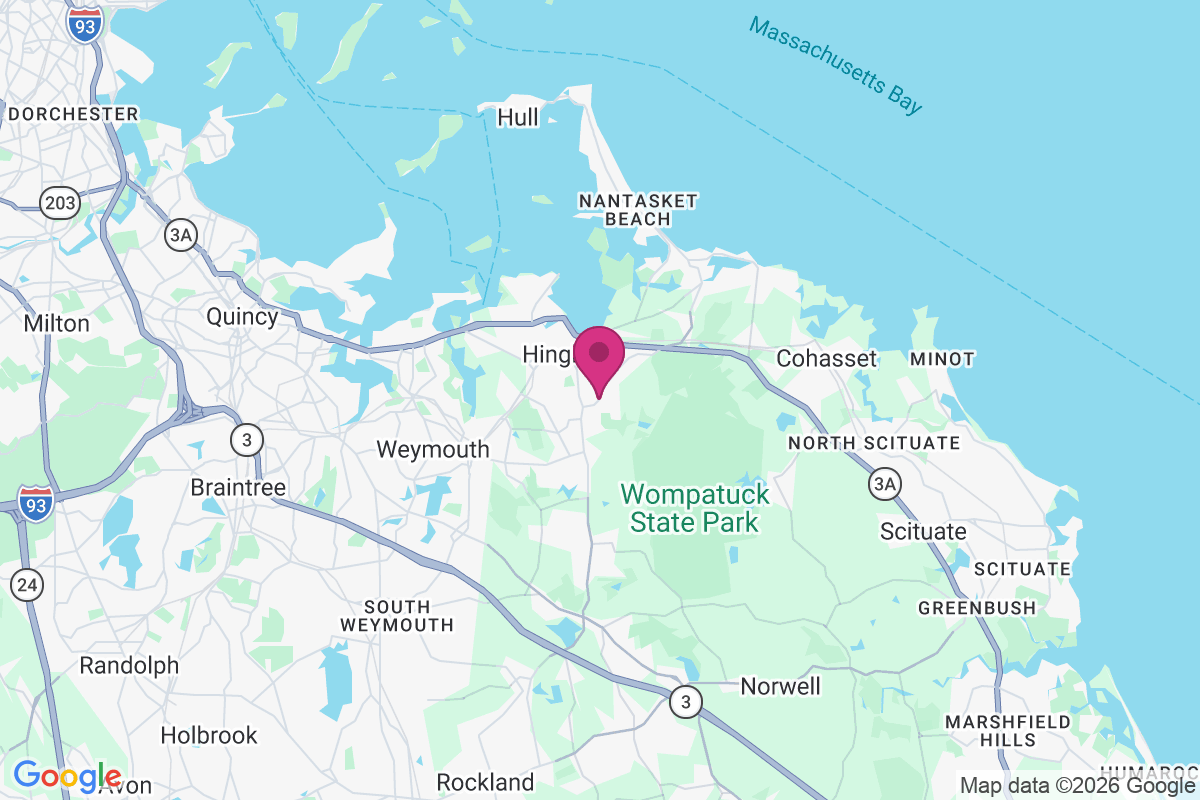 Hingham Center map