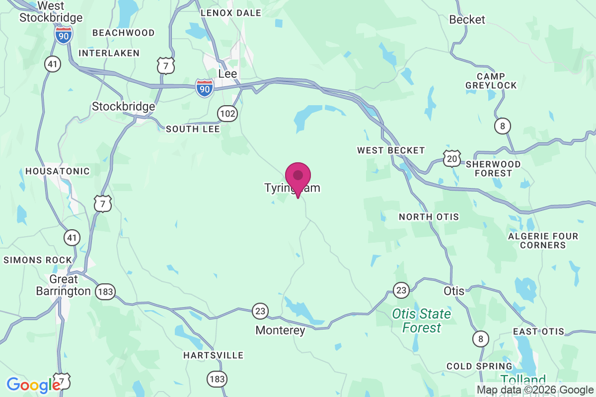 Tyringham map