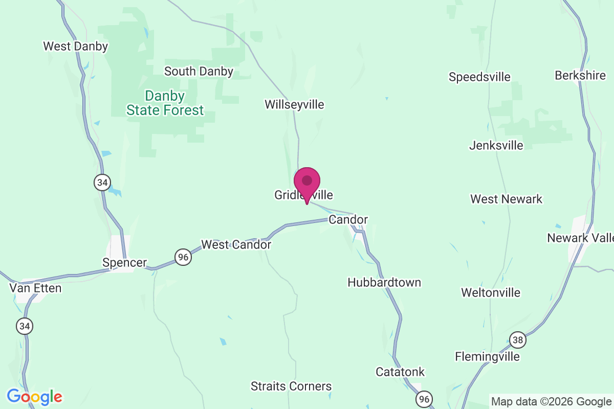 Gridleyville map