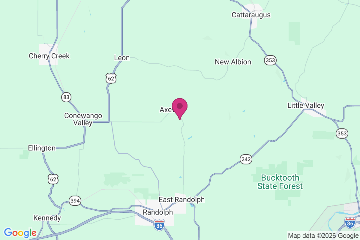 Axeville map