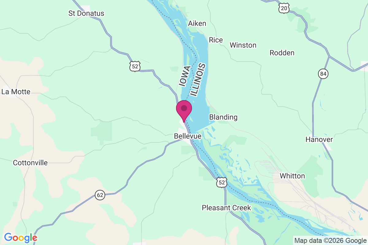North Bellevue map