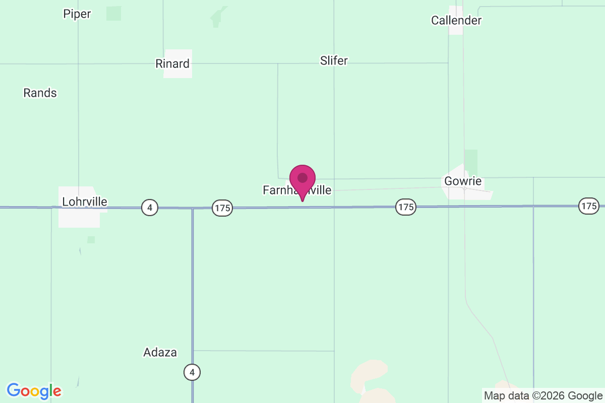 Farnhamville map