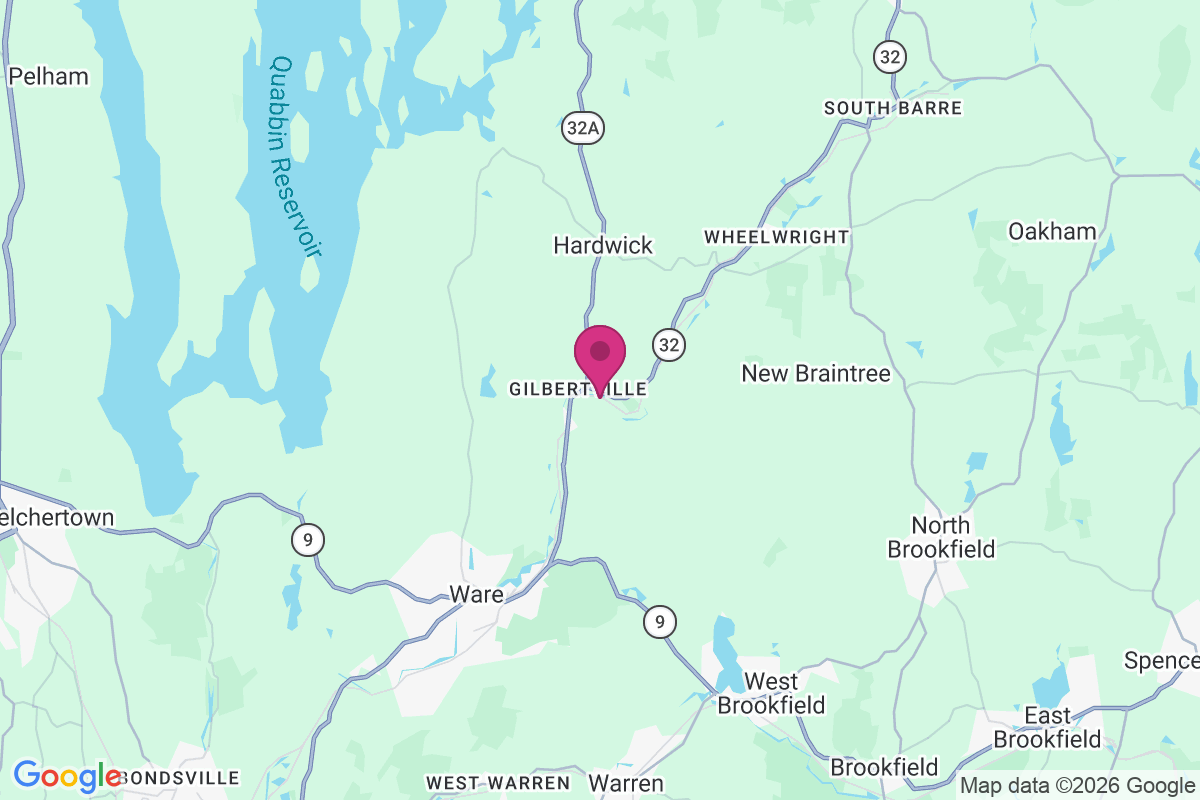 Gilbertville map