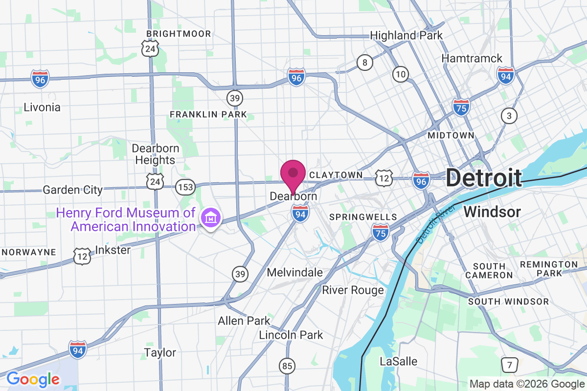 Dearborn map
